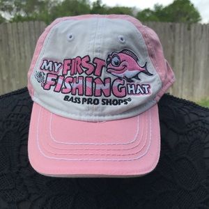 Bass Pro fishing hat toddler girls baseball hat